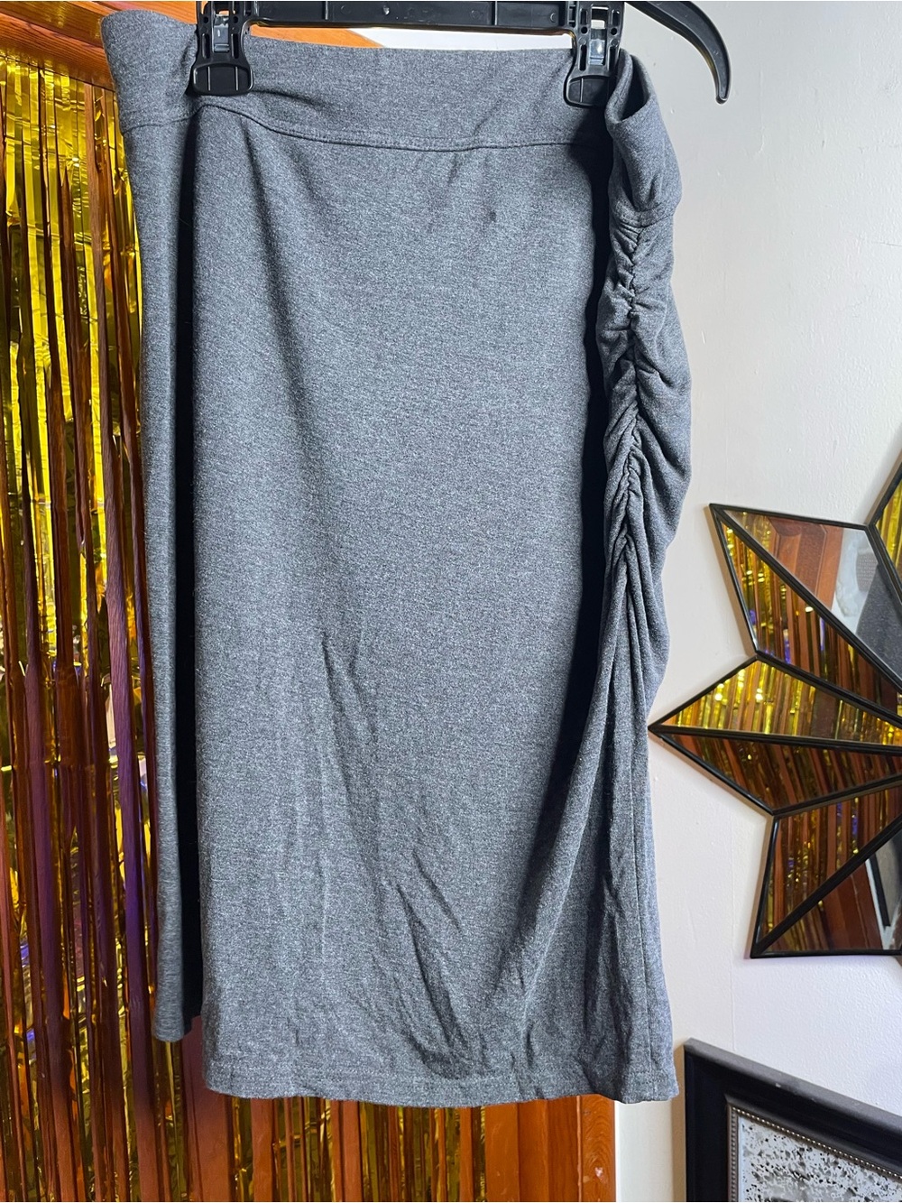 Gray Athleta Ruched Side Skirt